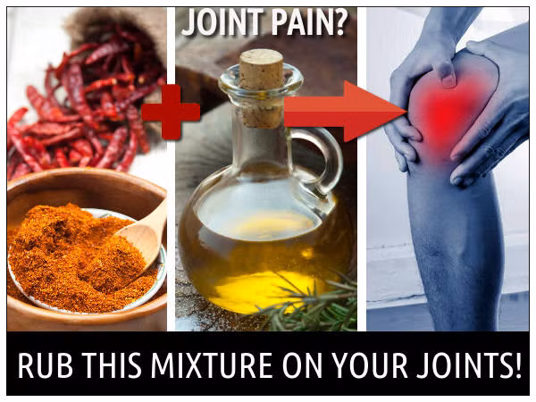Thành phần để làm phương thuốc trị đau khớp này, bạn cần chuẩn bị 1 tách dầu oliu ấm, 1 muỗng canh bột ớt Cayenne.