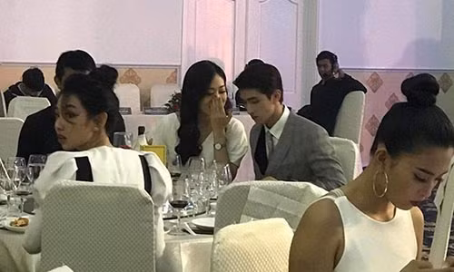 Lo anh A hau Bui Phuong Nga tinh tu ben dien vien Binh An