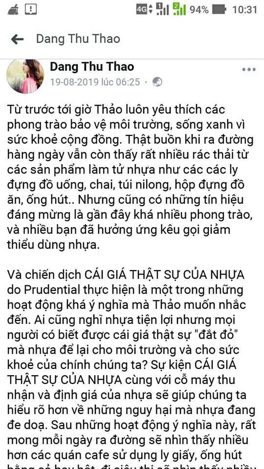 Hau sinh con, Hoa hau Dang Thu Thao ngay cang 