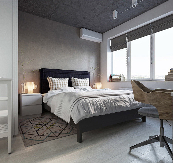 Kết cấu ghế gỗ ấn tượng nhưng vẫn mềm mại với lớp lót ngồi, tạo cảm giác thoải mái nhất trong phòng ngủ.