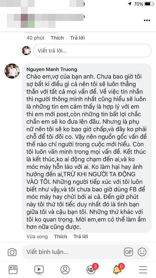 Manh Truong “dap tra” khi vo bi nu dong nghiep dang dan noi xau-Hinh-2