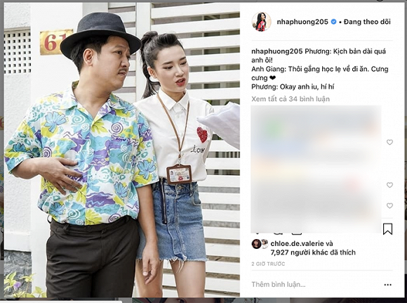 Nha Phuong thu nhan ngay cang 