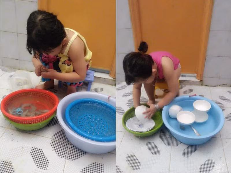 Xuc dong be gai 4 tuoi da tat bat com nuoc, giat giu ca ngay-Hinh-2