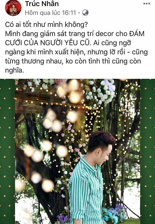 Hau chia tay, Truc Nhan giup trang tri hon le cua nguoi yeu cu-Hinh-2