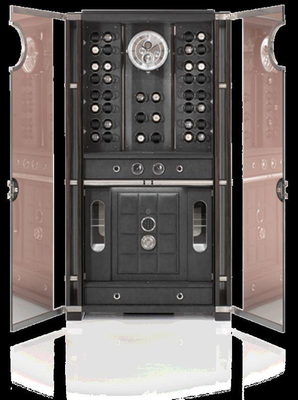 Với các gia đình giàu có, két sắt là vật bất ly thân. Đánh trúng nhu cầu của khách, công ty Buben &amp; Zorweg đã cho ra đời sản phẩm két sắt Solitaire Vision.