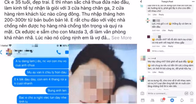 Mang tin nhan cua bo nhi cho ca ho hang xem roi tuyen bo tra lai chong