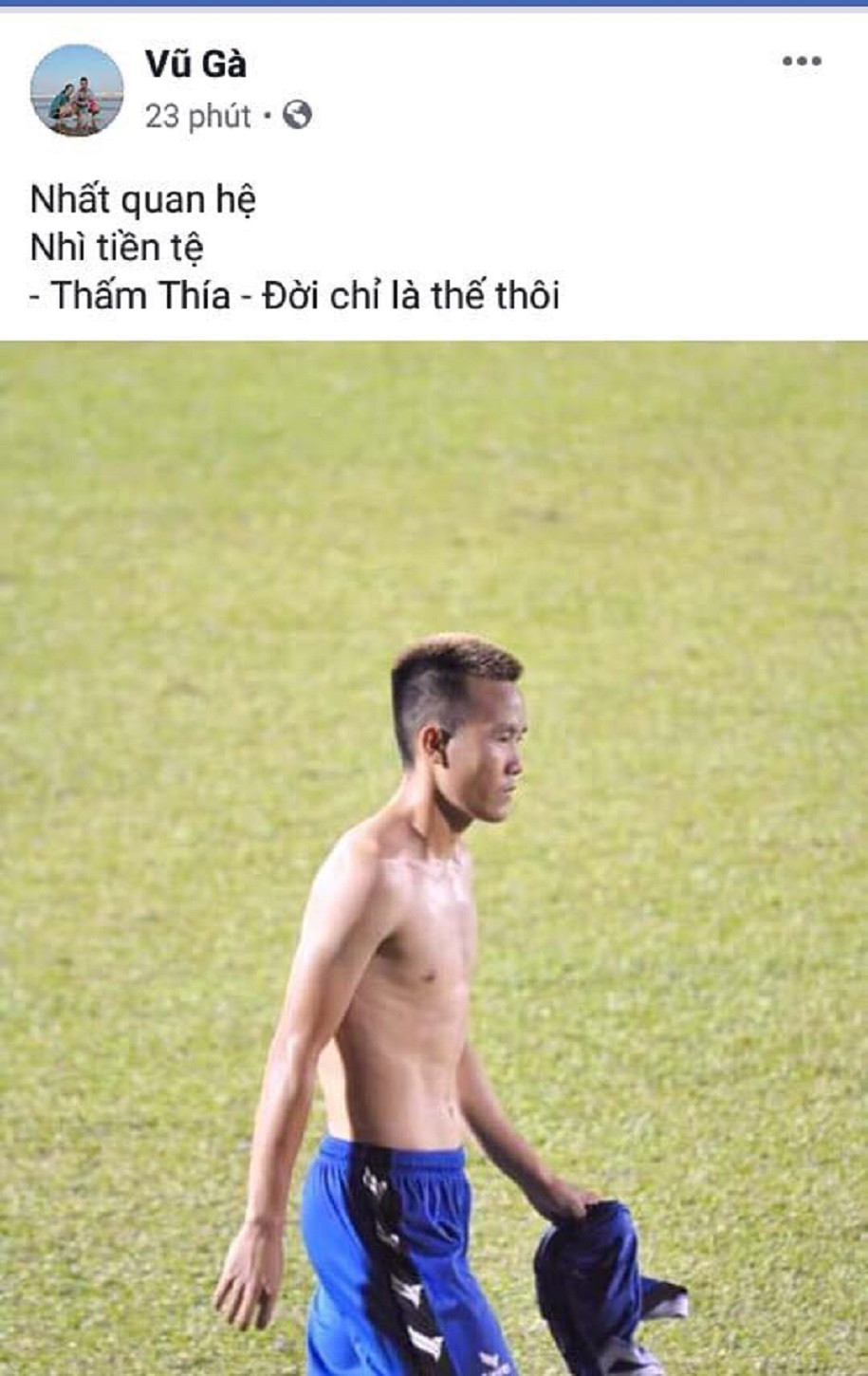 To Van Vu: Phut boc dong va long vi tha tu thay Park
