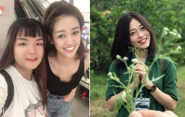 Hai người đẹp có nhiều nét tương đồng trên khuôn mặt, từ khuôn cằm thon, mặt dài đến đôi mắt và nụ cười. Nhiều người cho rằng Khánh Vân và Phương Nga trông như hai chị em ruột.