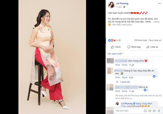 Le Phuong xac nhan mang bau lan 2?