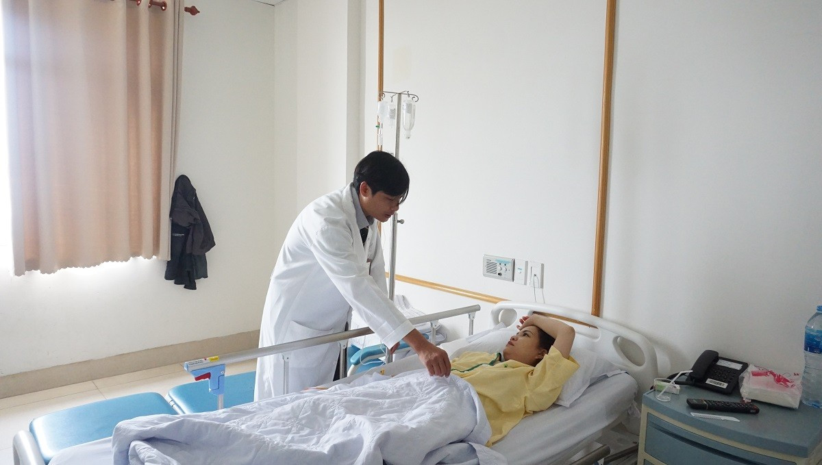 Hiện tại sức khỏe chị T. đã ổn định lại.