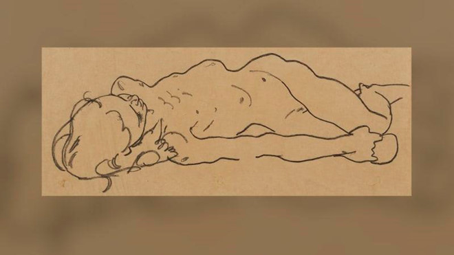 Tranh co gai khoa than tien ty duoc tim thay o hang do cu