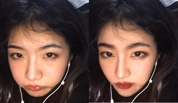 Buc anh mot co gai- hai so phan: Photoshop no canh may rau loi xin loi-Hinh-2