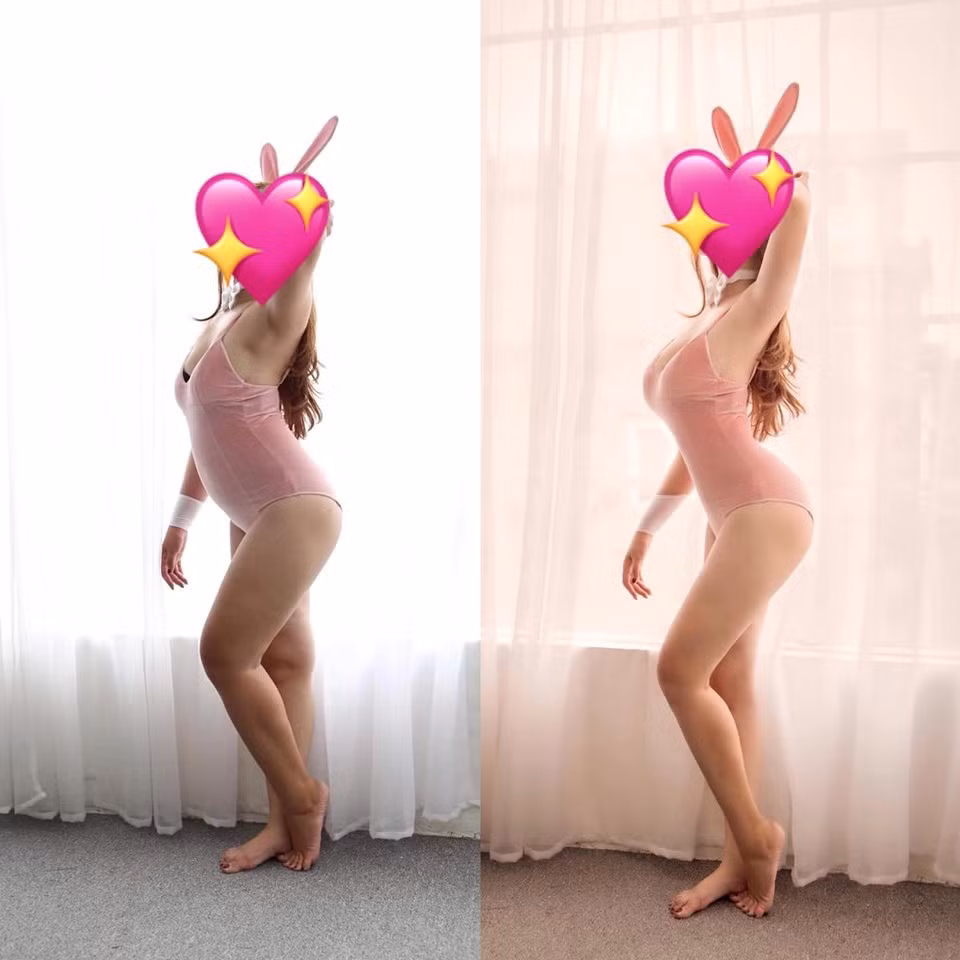 Buc anh mot co gai- hai so phan: Photoshop no canh may rau loi xin loi