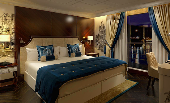 Các phòng ngủ khá rộng và có cửa sổ hướng biển. Ảnh: Hoàng Dương.