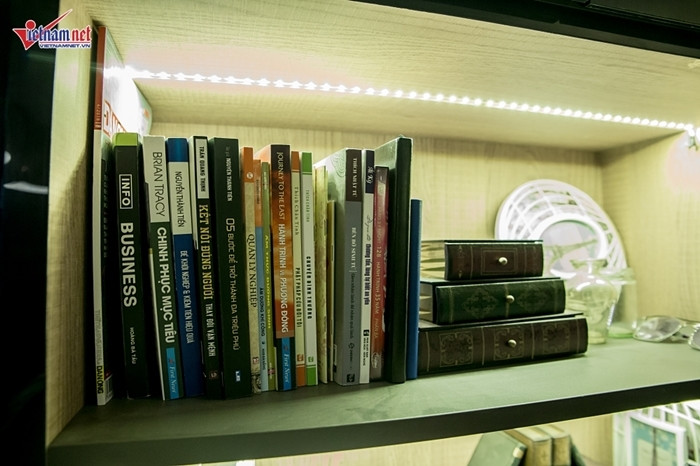Đây là những góc nhỏ nhưng Lương Bằng Quang rất yêu thích, tự hào. Anh cho rằng, nhờ kiến thức tích lũy từ sách mà anh mới có hôm nay.