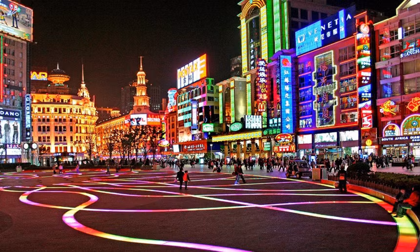 Cac pho mua sam sam uat va dat do nhat Thuong Hai