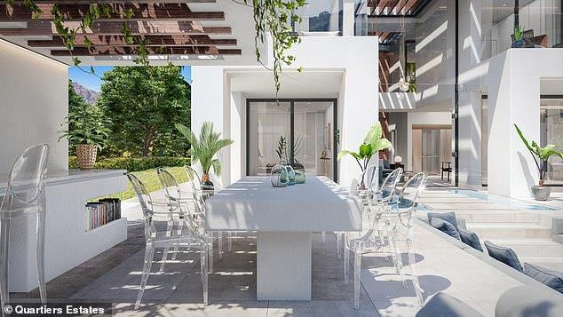 Không gian ăn uống bên ngoài là nơi lý tưởng để tổ chức những bữa tiệc cùng gia đình, bạn bè, đồng nghiệp.