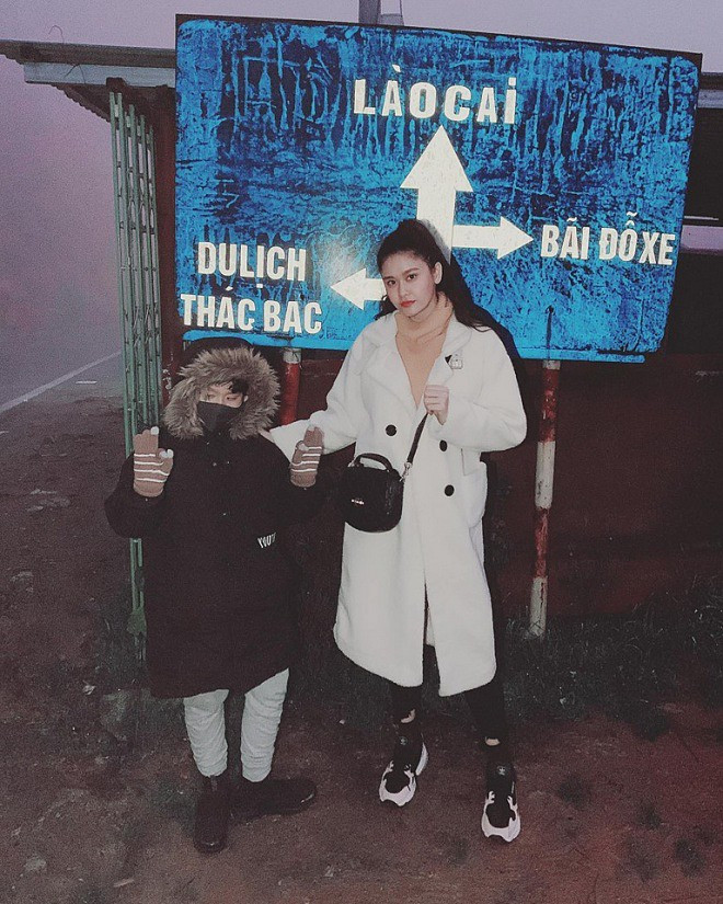 Tim va Truong Quynh Anh bat ngo cung dan con di du lich Sapa