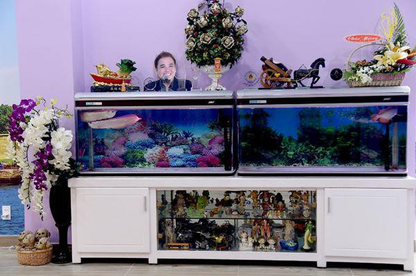 Toàn bộ sảnh tầng trệt được thiết kế mở, để sau này có thể mở quán cà phê nhằm chiêu dụ anh em nghệ sĩ tụ tập.