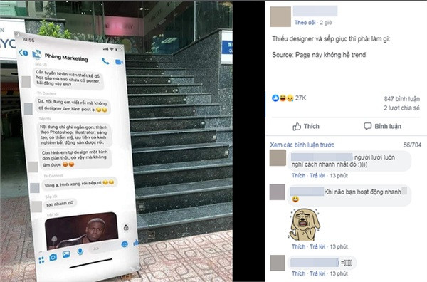 Ban tuyen dung chat nhat qua dat, sang tao den quy