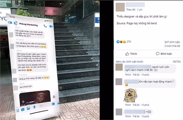 Ban tuyen dung chat nhat qua dat, sang tao den quy