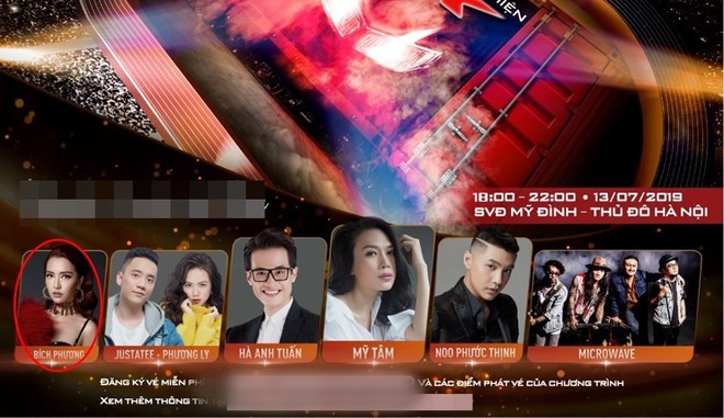 Hồi tháng 7, thông tin Bích Phương tự ý bỏ show diễn vì việc sắp tên trên poster được lan truyền. Trưởng FC của cô cũng liên tục đăng bài kêu gọi fan tấn công fanpage của chương trình này để "đòi lại công lý" cho thần tượng. Theo đó, fan của nữ ca sĩ cho rằng cô là sao hạng A trong Vpop hiện nay, không thể xếp sau Phương Ly và JustaTee trên poster chương trình.