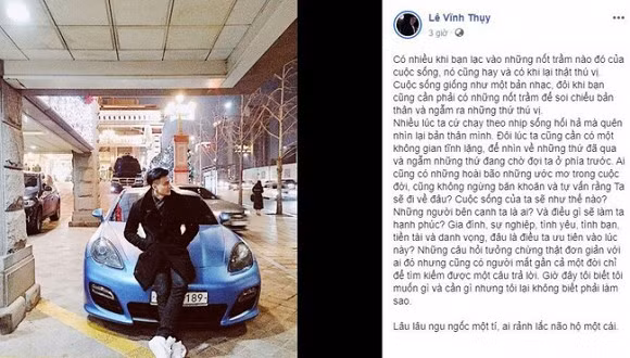 Hoang Thuy Linh vuong nghi an hen ho, Vinh Thuy chia se la