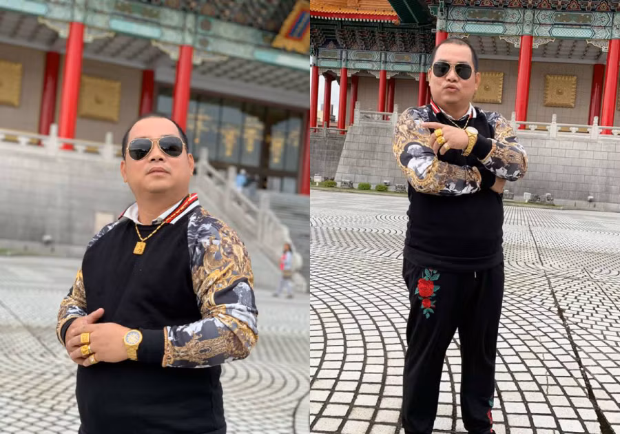 Chong Thuy Hanh gay choang khi deo vang day tay, dien do ho bao