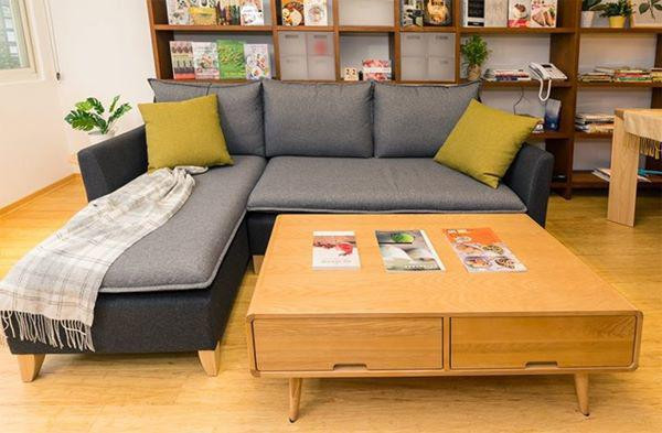 Bầu không khí thoáng đãng ở phòng khách.