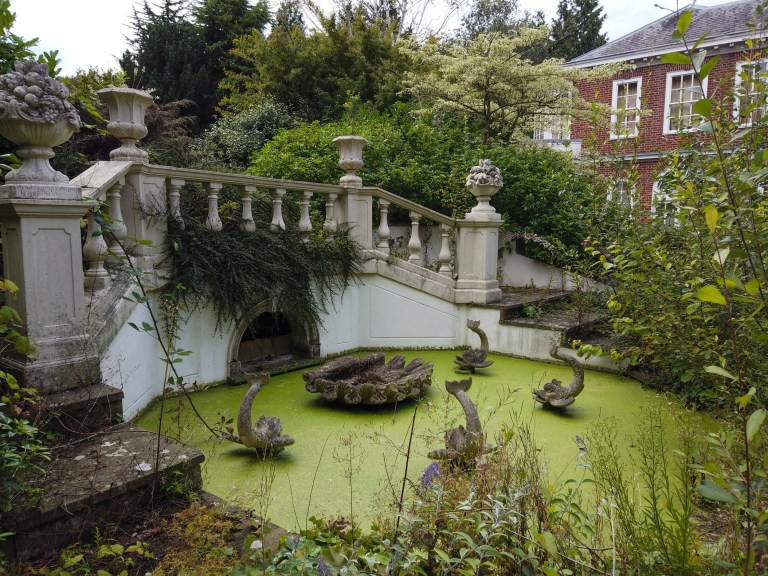 Từng là một khu vườn xinh đẹp nhưng giờ đây cỏ mọc um tùm. (Ảnh: Beyond the Point / News Dog Media)