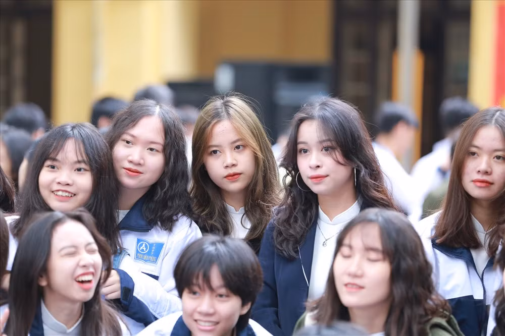 Trường THPT Phan Đình Phùng từ trước đến nay luôn nổi tiếng bởi những em nữ sinh duyên dáng.