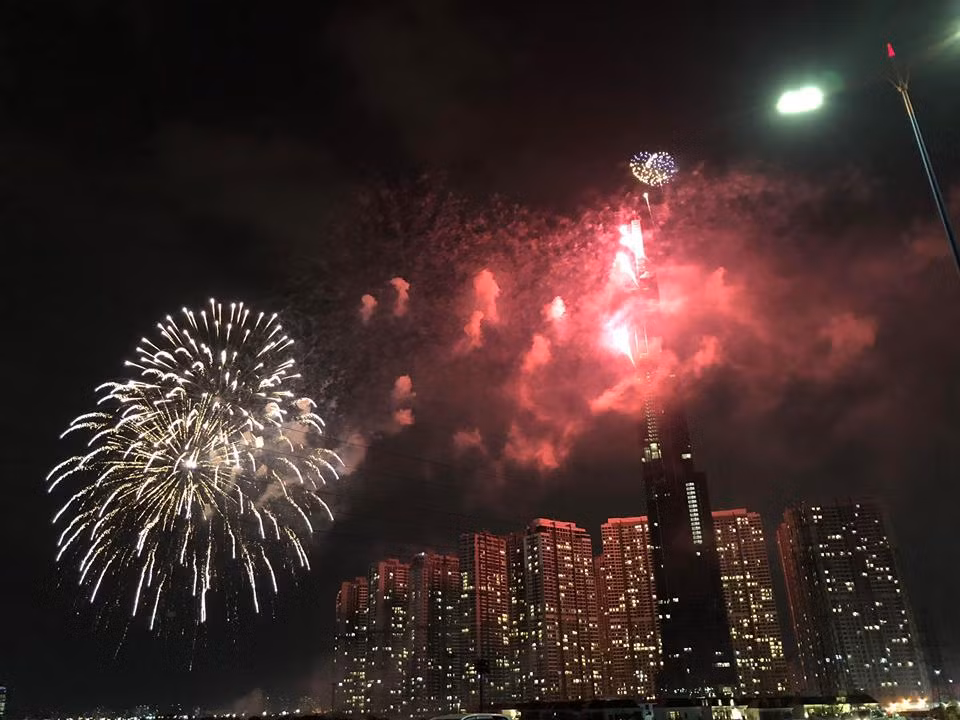 Khoảnh khắc ấn tượng của năm mới.