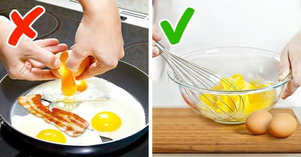 Thịt xông khói + trứng: Các bác sĩ dinh dưỡng đều cảnh báo về thói quen ăn thịt xông khói kết hợp với trứng mỗi sáng vì hỗn hợp món ăn này chứa một lượng lớn cholesterol và chất béo bão hòa gây ra các bệnh về tim mạch.