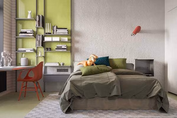 Phòng của bé hồn nhiên và ngây thơ .