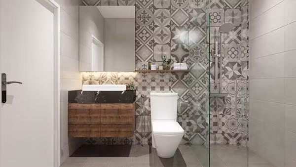 Cả hai phòng ngủ ở tầng 2 đều có WC trong phòng để đảm bảo sự độc lập, riêng tư tối đa.