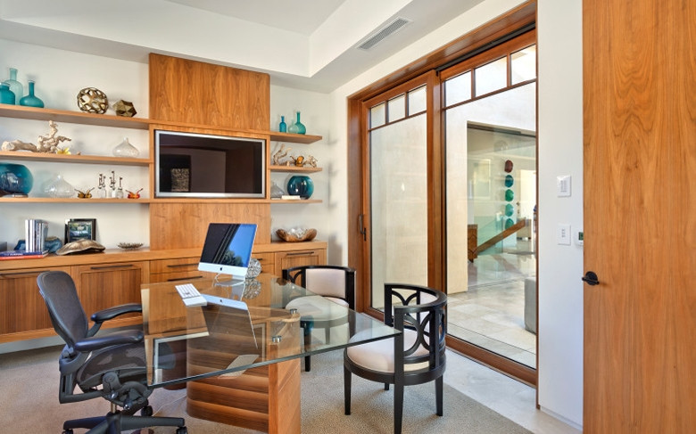 Căn phòng nhỏ này là nơi làm việc của tỷ phú Mark Cuban.