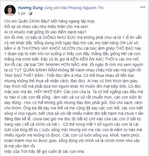 Con trai vuong nghi an lo clip sex, NSUT Huong Dung gay gat len tieng