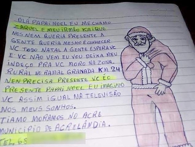 Buc thu gui ong gia Noel cua be trai 9 tuoi 'gay sot' mang xa hoi-Hinh-2