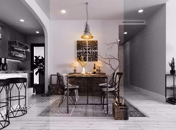 Căn hộ có gam màu trắng chủ đạo. Nội thất đơn giản nhưng toát lên vẻ sang trọng. Đặc biệt căn hộ còn có 1 phòng thay đồ riêng là nơi mà ca sĩ vô cùng yêu thích.