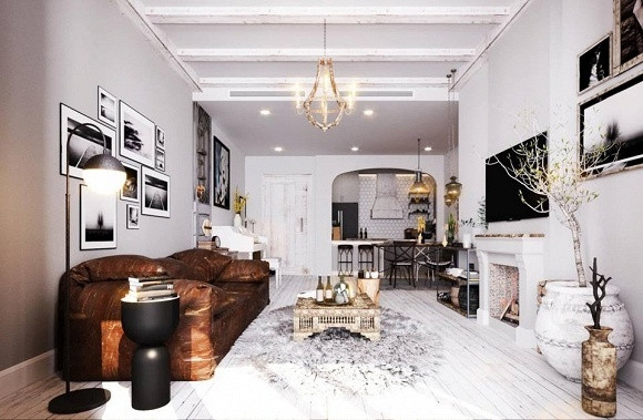 Sẽ còn căn chỉnh thêm cây cối nữa cho ngôi nhà riêng thêm thoáng mát". Căn hộ của Trung Quân có tông màu chủ đạo là màu trắng. Nội thất hiện đại, hệ thống ánh sáng đẹp mắt.