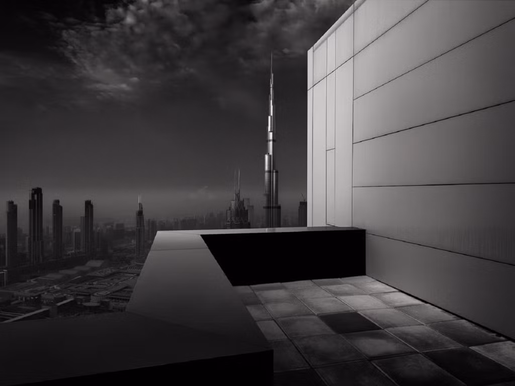 Thêm một góc nhìn khác hướng về tòa nhà cao nhất hành tinh Burj Khalifa.