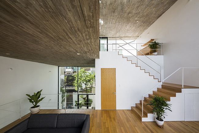 Khi công trình hoàn thiện và đi vào sử dụng gia chủ có thể tận hưởng sự thay đổi của không khí trong suốt thời gian và thời tiết khác nhau trong ngày.