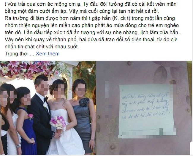 Dem tan hon, co dau rung roi chan tay doi ly di sau khi boc phong bi