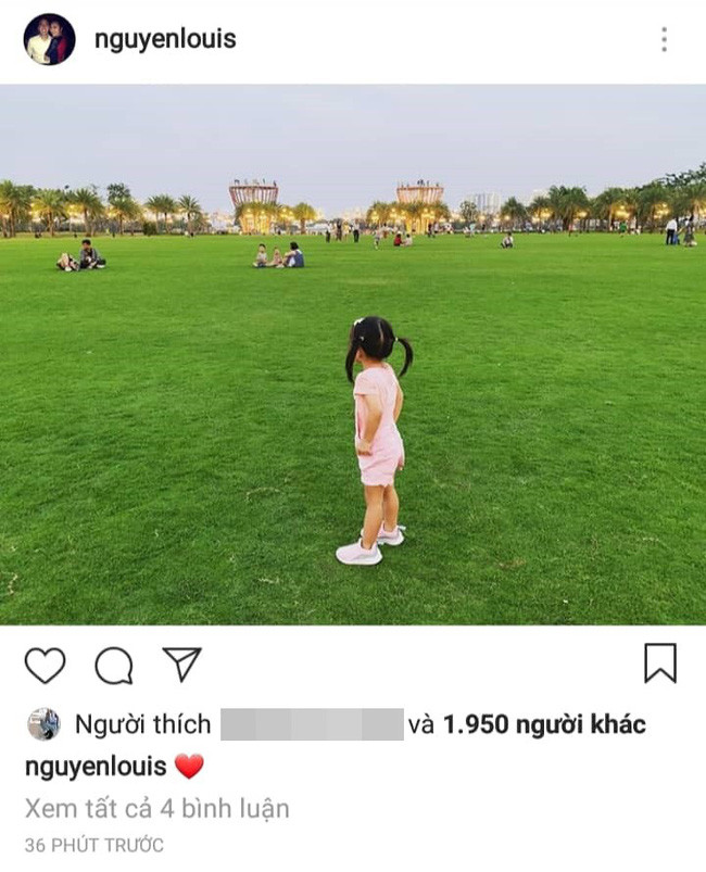 Chong Tang Thanh Ha khoe anh con gai, khien dan cu mang phat sot