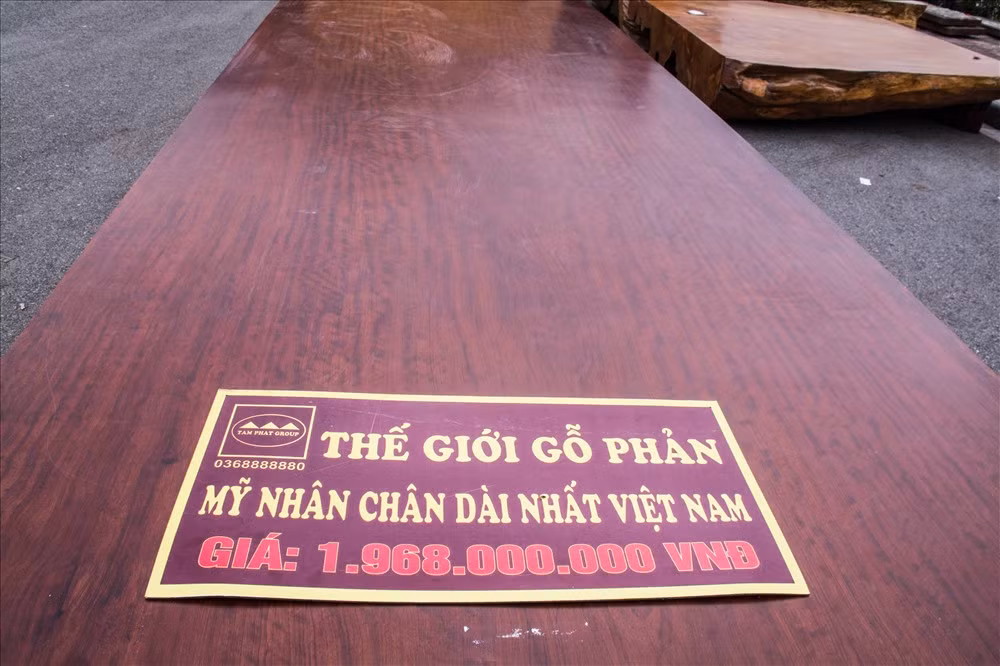 “Mỹ nhân chân dài” được niêm yết tại triển lãm là 1,968 tỉ gây chú ý. Ảnh: Phan Anh