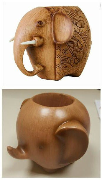 Đều là hộp đựng viết có hình con voi, tuy nhiên thực tế lại không “hấp dẫn” như quảng cáo.