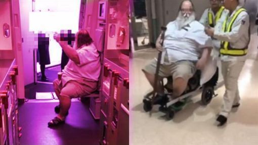 Khach ket trong toilet vi qua beo, nu tiep vien hang khong khoc nuc no