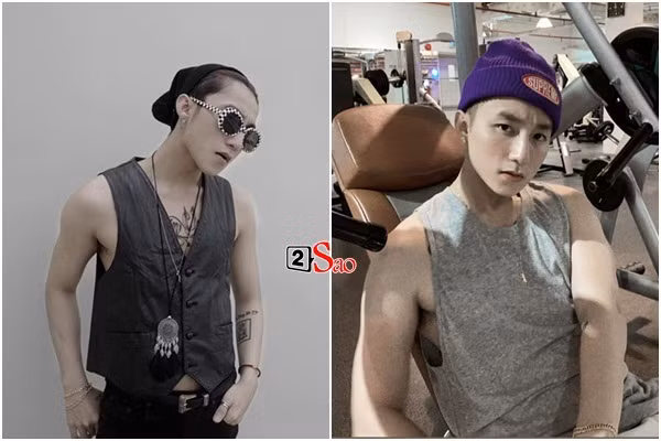 Hình ảnh cho thấy thời gian gần đây Sơn Tùng rất chăm chỉ cải thiện hình thể nhờ gym.