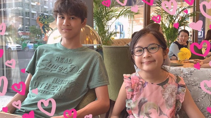 Ngoai hinh nhu sieu mau cua con trai Huy Khanh o tuoi 14