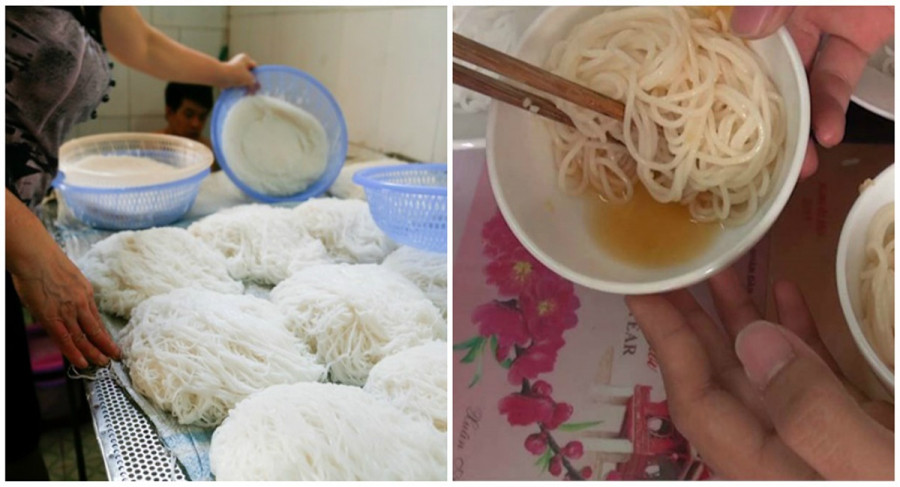 Cach nhan biet bun co chua han the hay khong